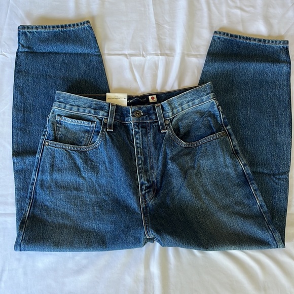 **LAST 1**Levi's Made & Crafted Barrel Crop Jean Japanese Denim Dark Orchid s 28 - Picture 4 of 9